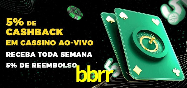 Promoções do cassino ao Vivo bbrr